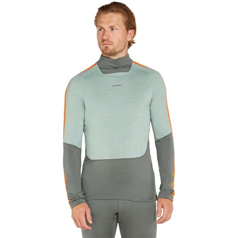 Icebreaker Merino 200 Sonebula High Neck Shirt met Lange Mouwen Heren ...