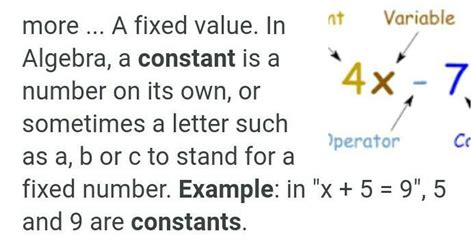 define constant with example - Brainly.in