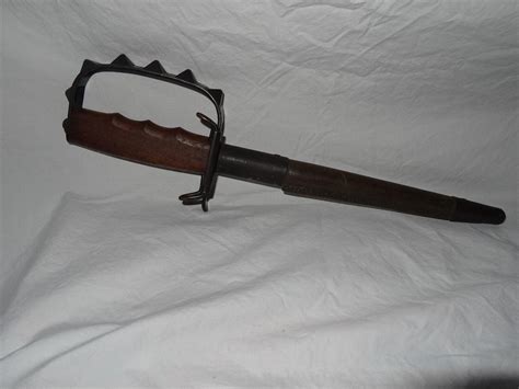 US Knuckle Duster - vintage trench knife from World War I | #4553539352