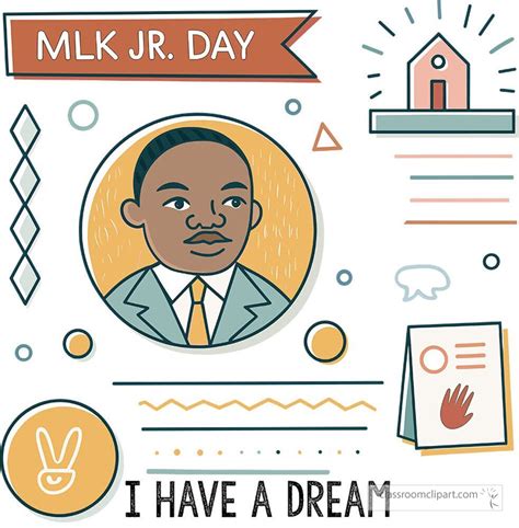 Famous People in History Clipart-Celebrate MLK Jr Day With Inspiring ...