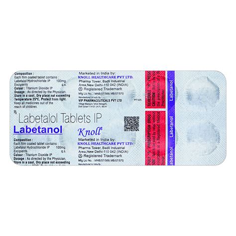 Labetanol 100Mg Tablet | Uses, Side Effects, Price | Apollo Pharmacy