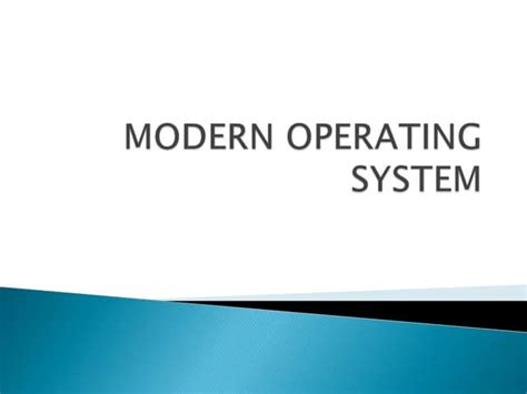 Image result for Modern Operating Systems 4E Slides