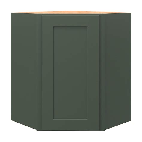 allen + roth Galway 24-in W x 30-in H x 12-in D Sage Diagonal Corner ...