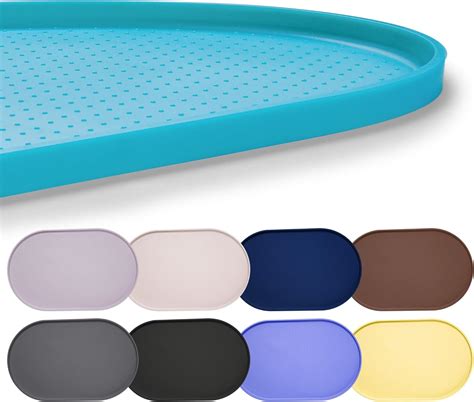 Amazon.com: Hubulk 100% Waterproof Silicone Pet Feeding Mat with Raised ...
