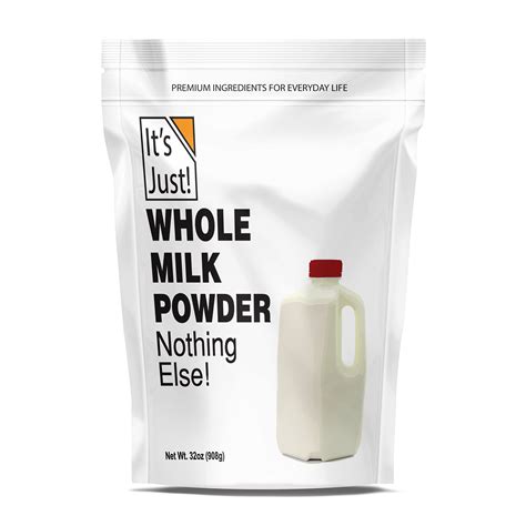 Buy It's Just!Whole Milk Powder, Real Dried Milk, Just Add Water, 32oz ...