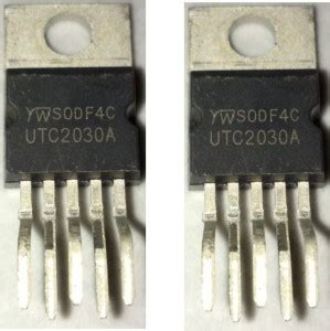 RISARYA 2PCS ORIGINAL UTC TDA2030A,18W AUDIO AMPLIFIER,TO-220,4 PIN ...