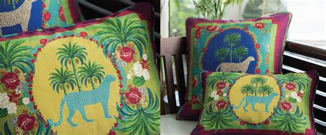 Good Earth – Secret Garden Printed Cushions