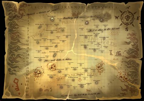 Printable Sea Of Thieves Map