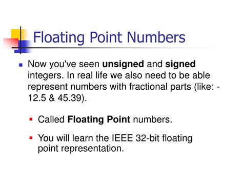 Image result for Real Floating Point Numbers