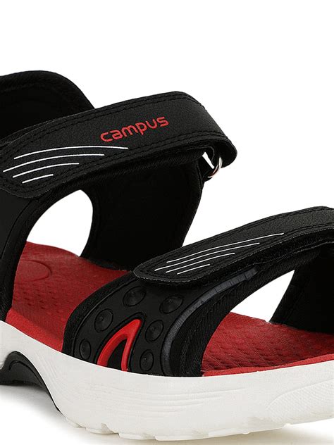 Buy Sandals For Men: Gc-9-Gc-09Blk-Red1049 | Campus Shoes