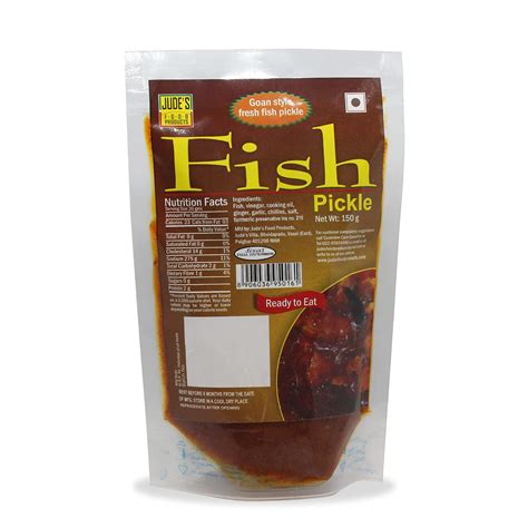 Jude's Food Products - Fish Pickle | Fresh Pickle | Ready to Eat | Non ...