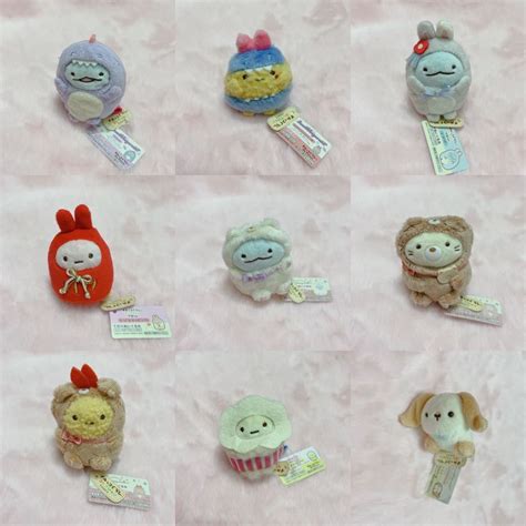 [INS] SAN-X SUMIKKO GURASHI CHARACTERS ASSORTED TENORI THEMED PLUSHIES ...