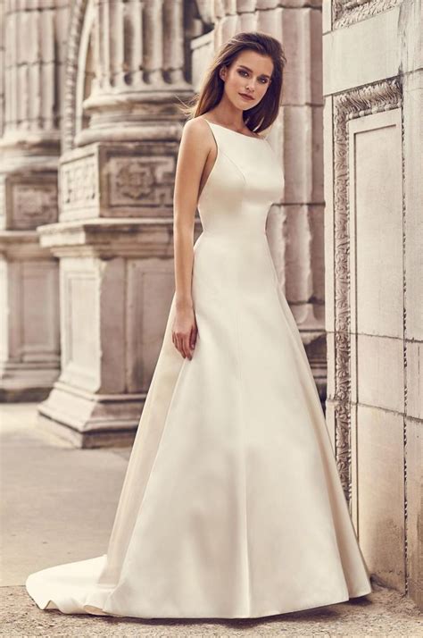 satin wedding dresses