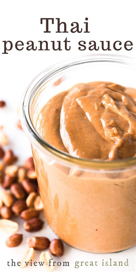Authentic Thai Peanut Sauce Recipe