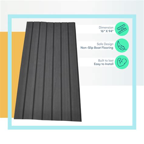 Snapklik.com : EVA Foam Boat Decking Sheet - Non-Slip Boat Foam ...