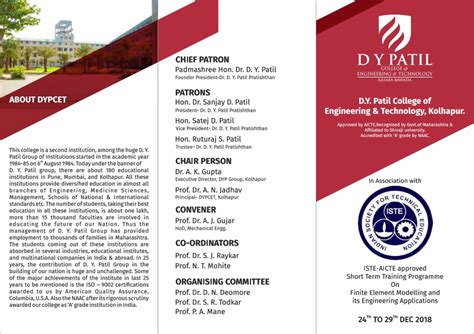 DYPCET STTP on Finite Element Modelling & its Applications – DYPCET