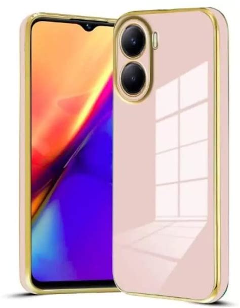 NPRC 6D Chrome Back Cover with Gold Plated Frame, Silicon, Glossy ...