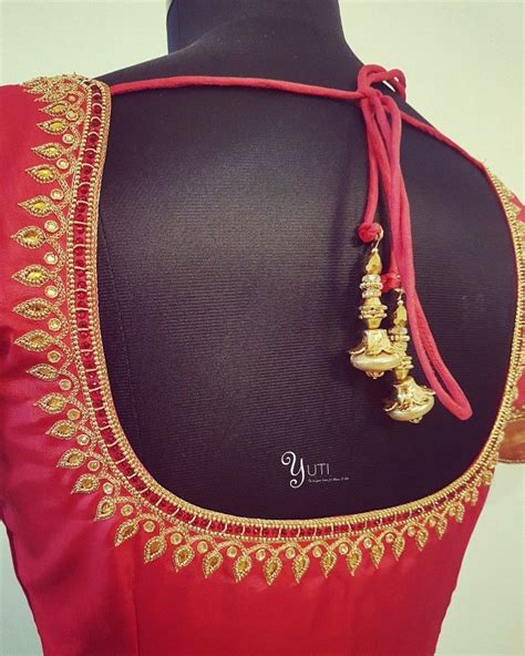 Image result for Thread Embroidery Design Pattern 0N Blouse