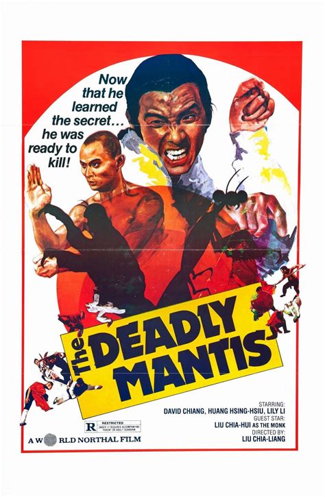 The Deadly Mantis - David Chiang and Gordon Liu | Martial arts movies ...