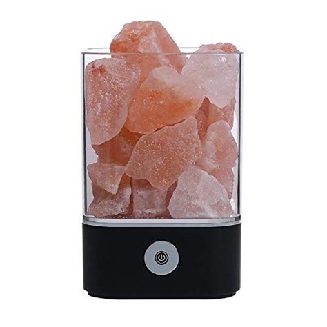 Buy Organiac Touch Light Himalayan Crystal Salt Lamp with USB Charge ...