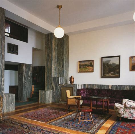 Interior Villa Muller - Adolf Loos "Villa Muller" interior. Built 1930 ...