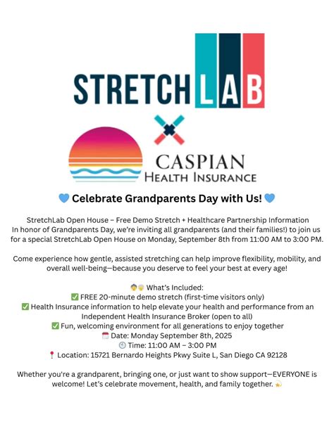Grandparents Stretch Free at StretchLab, 15721 Bernardo Heights Pkwy ...