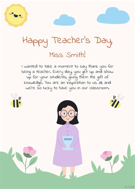 Teacher s day card greeting – Artofit