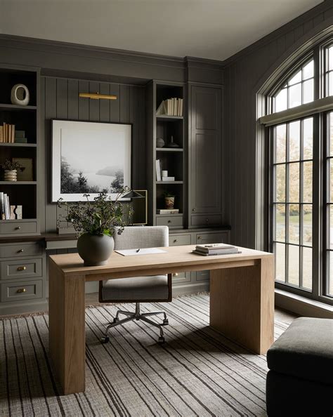 Elson Desk | Home interior design, Office interior design, Modern home ...