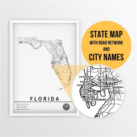 Florida State Map Printable 的图像结果