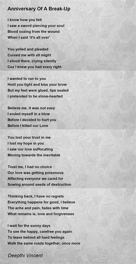 Poems About Breaking Up