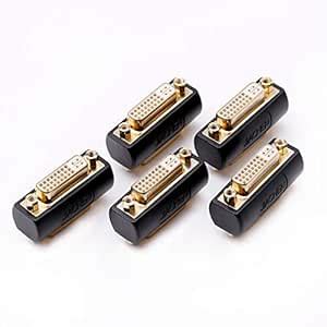 Arnorin DVI Coupler Female to Female Gender Changer Bulkhead Mount ...