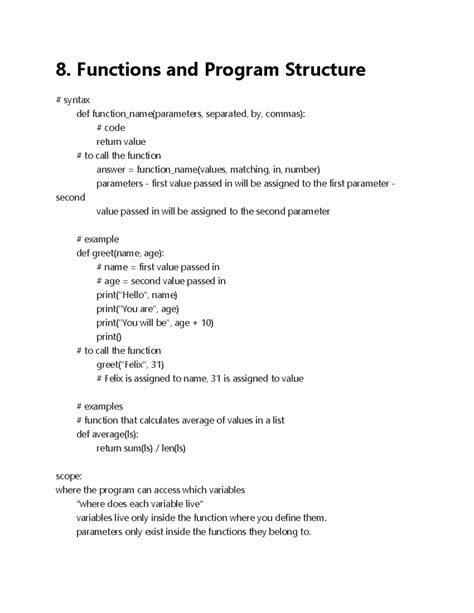 Python Program Structure with Functions 的图像结果