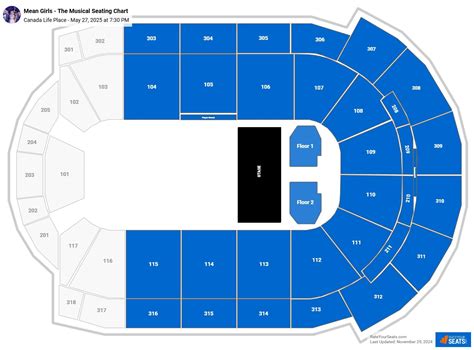 Canada Life Place Seating Chart - RateYourSeats.com - map of canada life place london