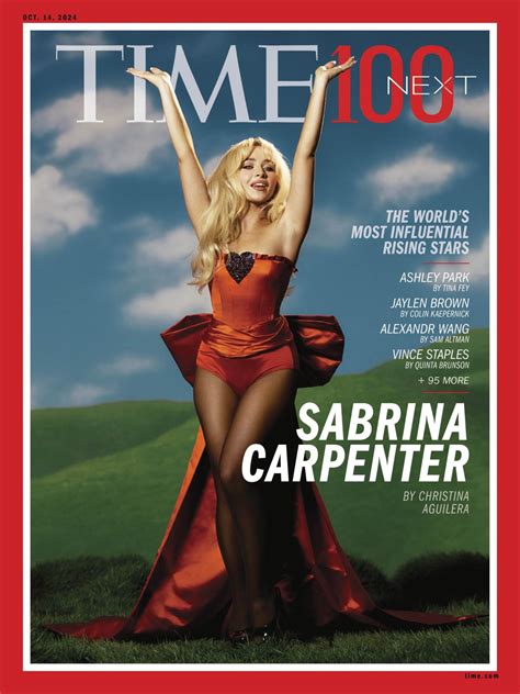 SABRINA CARPENTER for Time100 Magazine, October 2024 – HawtCelebs