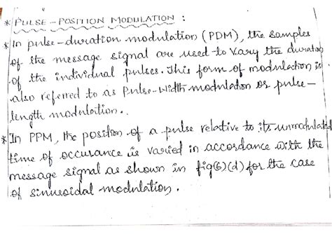 PULSE POSITION MODULATION (PPM) in COMMUNICATION SYSTEMS - Mod-4 Part 2 ...