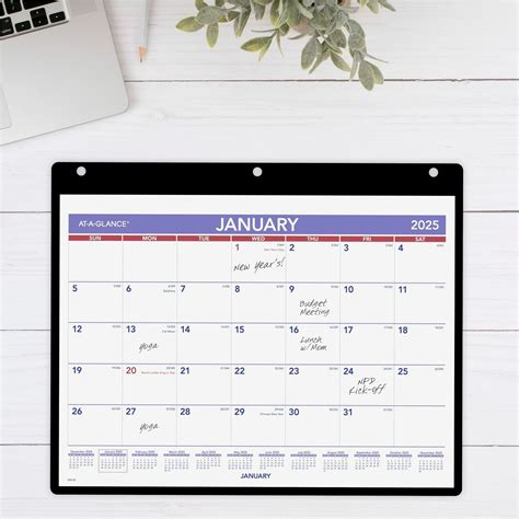 At-A-Glance Monthly Desk Wall Calendar with Jacket, Small, 11" x 8 ...