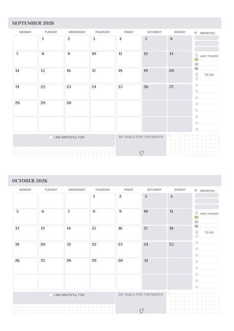 Top 45+ Calendar Templates - Great Research