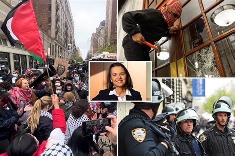 Columbia interim president Katrina Armstrong sorry after cops cleared ...