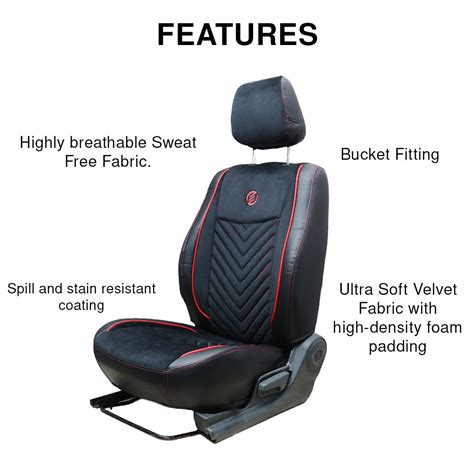 Veloba Softy Velvet Fabric Car Seat Cover For Tata Harrier – Elegant ...