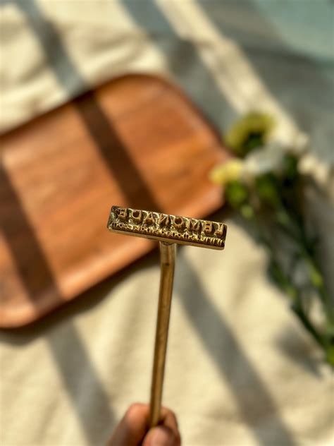 Personalized - Manual Heat Stamp with Box | Leather, Wood, Coconut ...