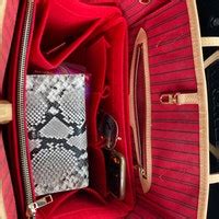 Buy Felt Purse Insert type JIA, Light Soft Sturdy, Organize Designers ...