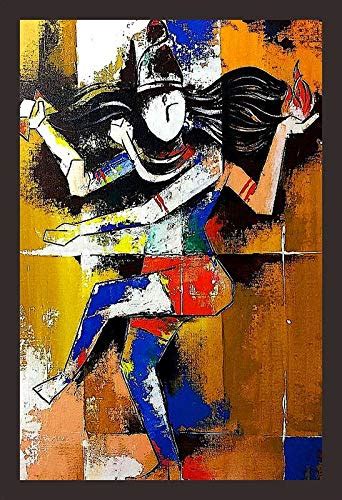 Mad Masters Unique Design Nataraja Wall Paint Wooden Framed Painting ...