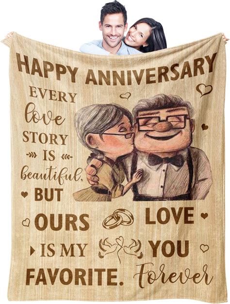 Amazon.com: Antonia Bellamy 5 Year Anniversary Blanket Gifts for Wife ...