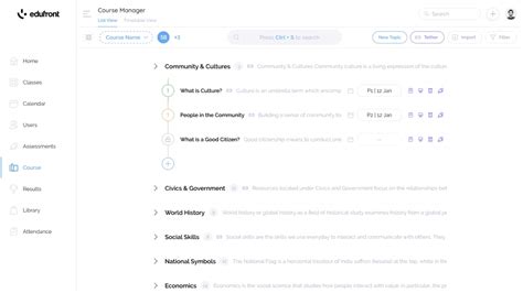 Product – Edufront