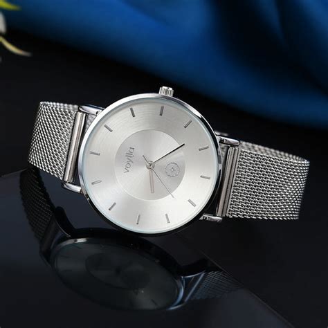Voylla Silver Toned Classic Analog Watch – VOYLLA