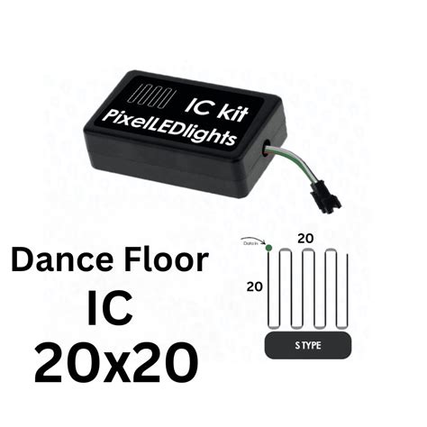 20x20 S Type IC Pixel LED Controller for Dance Floor Lighting – Same T ...