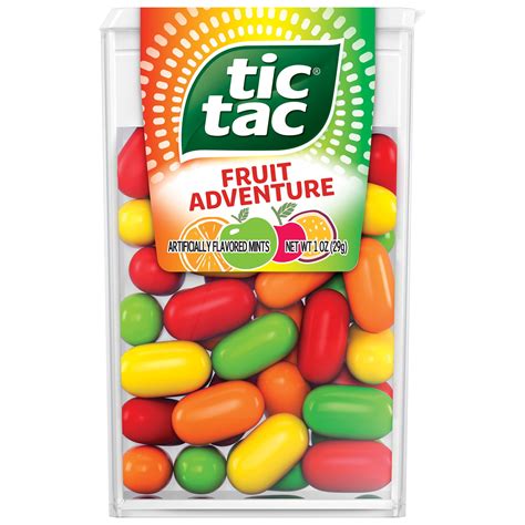 Tic Tac Fruit Adventure Mints - 1 onça ao Melhor Preço