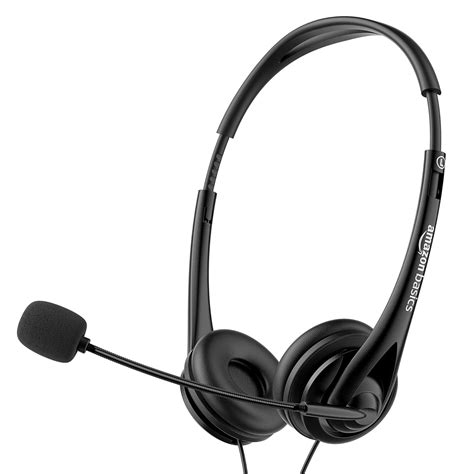 amazon basics On Ear Wired Headphones with Boom Mic | Supreme Sound ...