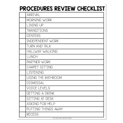 Image result for Checklist Procedures
