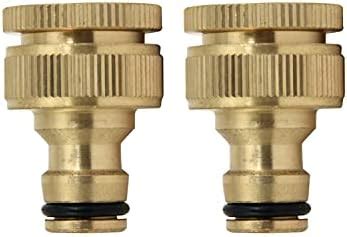 Divine Tree Brass Dual Universal Tap Connector For Threaded Tap 1/2 And ...